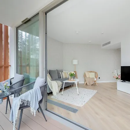 With Sea View, Pool, Saunas, Whirlpool Apartment Pobierowo